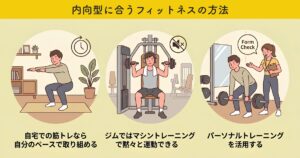 内向型に合うフィットネスの方法